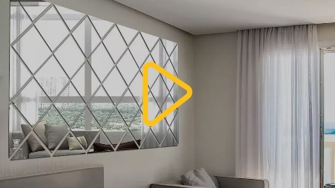 Дзеркальні самоклеючі ромби 32 шт